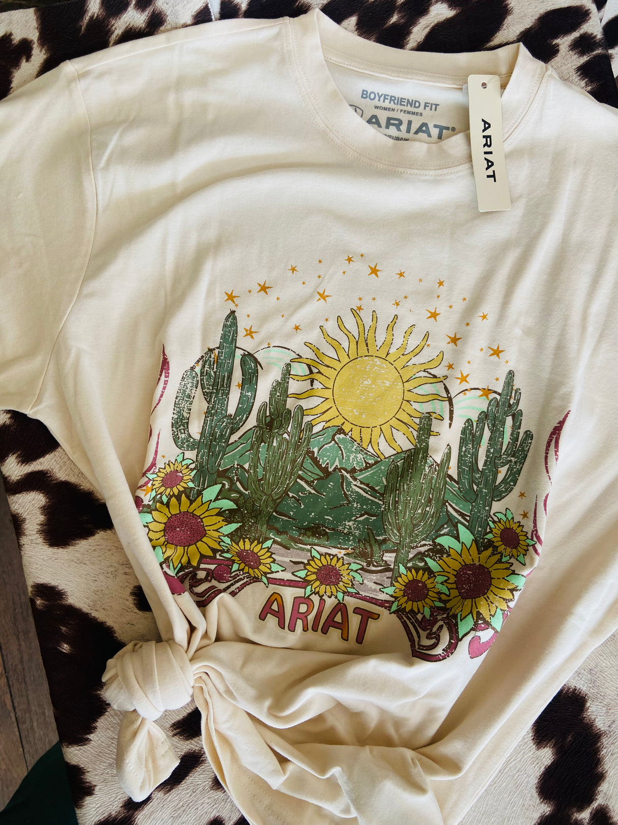 Ariat Women's Desert Dreaming Graphic Tee * Natural - Deer Creek Mercantile