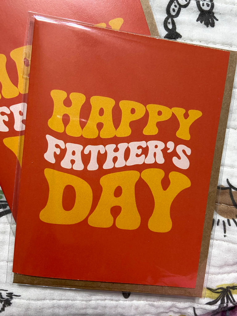 Father's Day Groovy Greeting Card (BM) - Deer Creek Mercantile