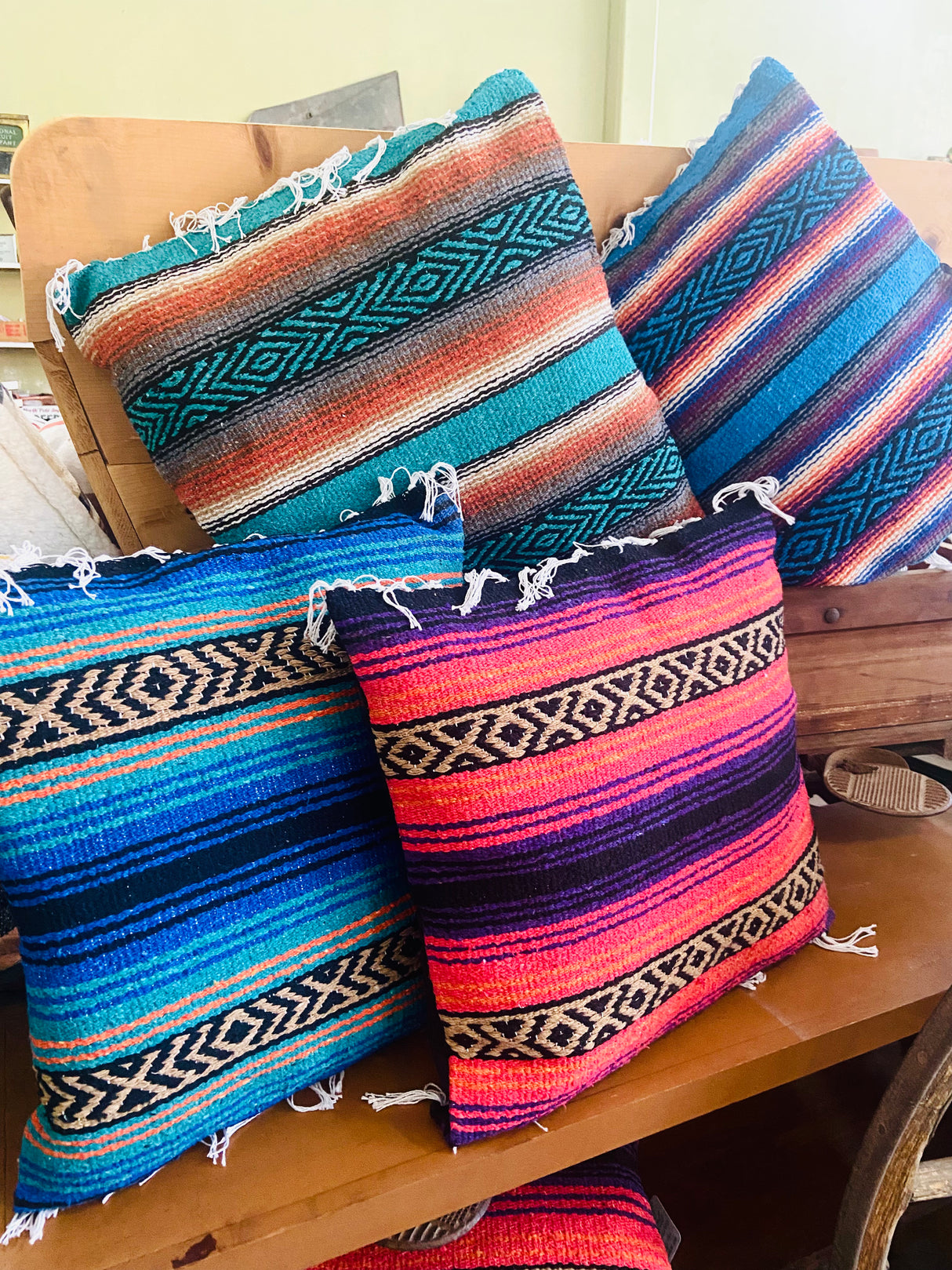 Serape Pillow - Deer Creek Mercantile