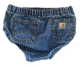 Pre-Loved Carhartt Denim Diaper Cover *Size 9M - Deer Creek Mercantile