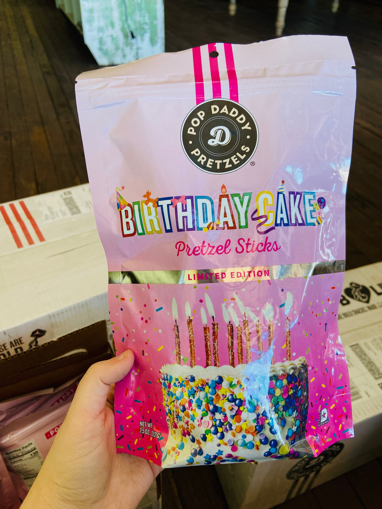 Pop Daddy - Birthday Cake Pretzels - Deer Creek Mercantile