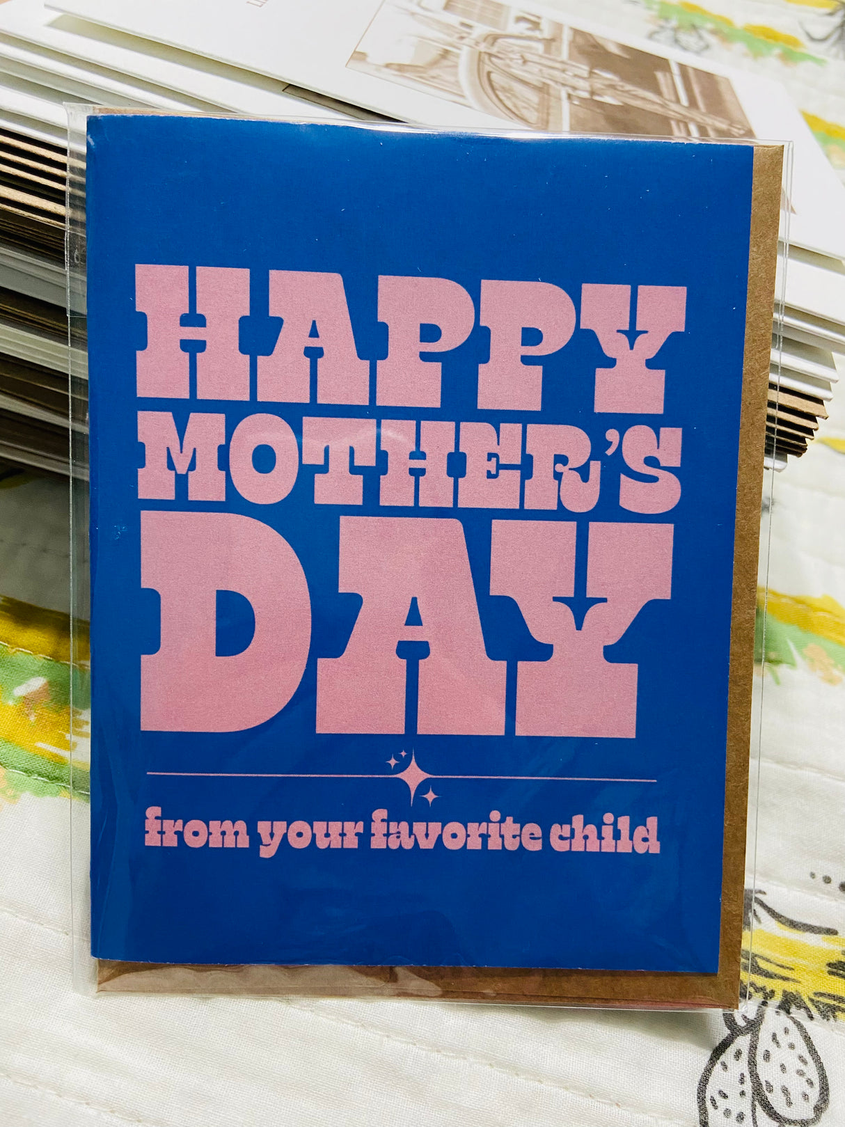 Mother's Day Favorite Child Greeting Card (BM) - Deer Creek Mercantile