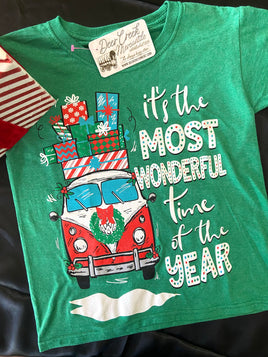 Most Wonderful Time Christmas Graphic Tee *YOUTH - Deer Creek Mercantile