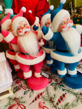 Flocked Dancing Santa*NOT AVAILABLE FOR SHIPPING! - Deer Creek Mercantile