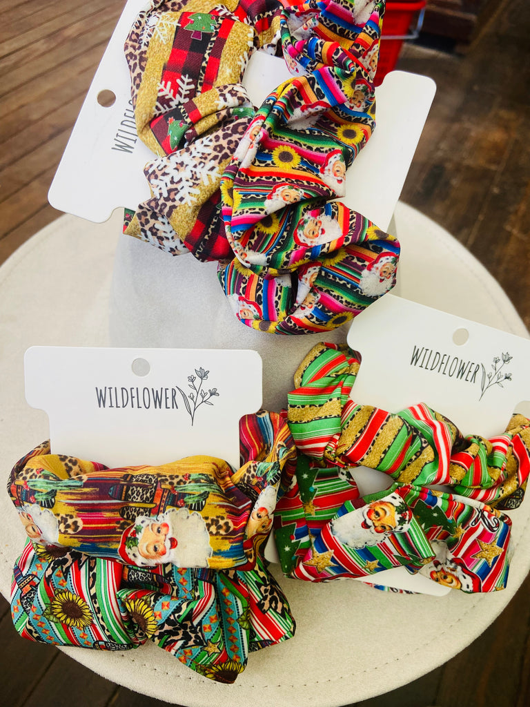 Christmas Scrunchie Set - Deer Creek Mercantile