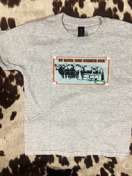 My Water Tank Runneth Over Youth Graphic Tee - Deer Creek Mercantile