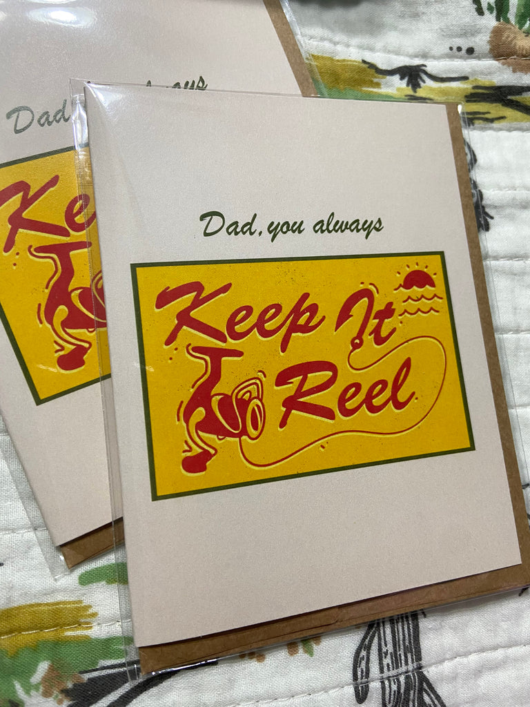 Father's Day Reel Greeting Card (BM) - Deer Creek Mercantile