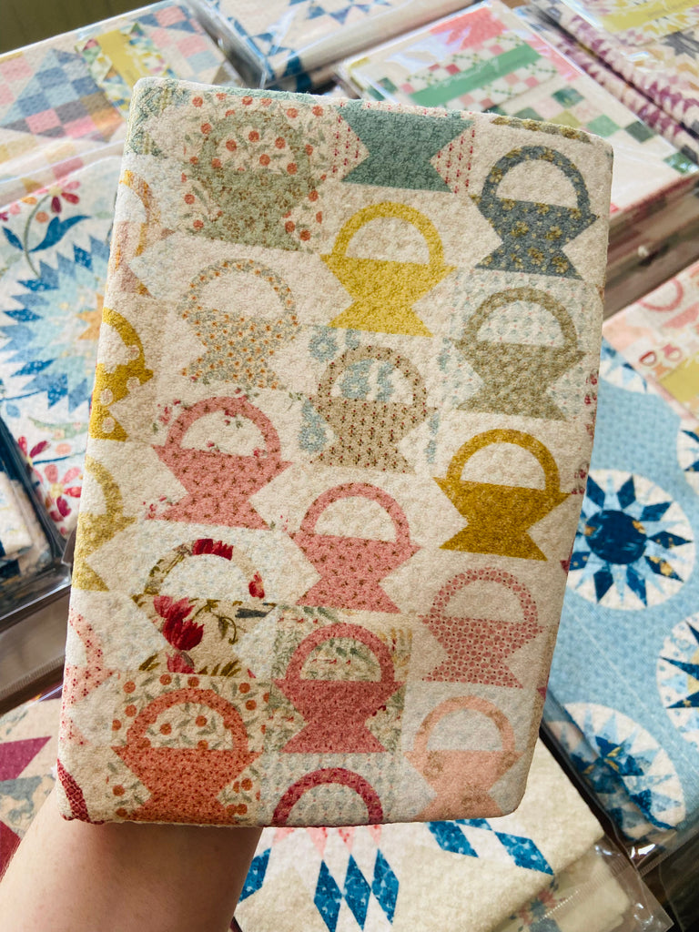Charm Basket Quilt Pattern Dish Towel - Deer Creek Mercantile