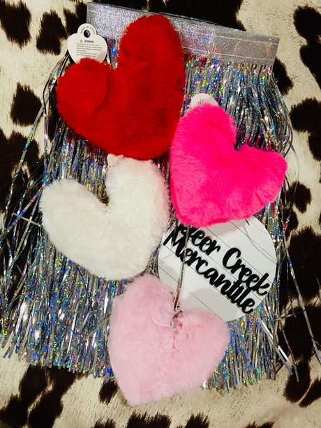 Large Heart Puffy Keychain - Deer Creek Mercantile