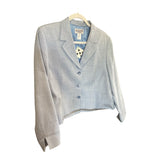 Vintage Pendleton Women's Blazer Jacket Light Blue (Fits like M/L) - Deer Creek Mercantile