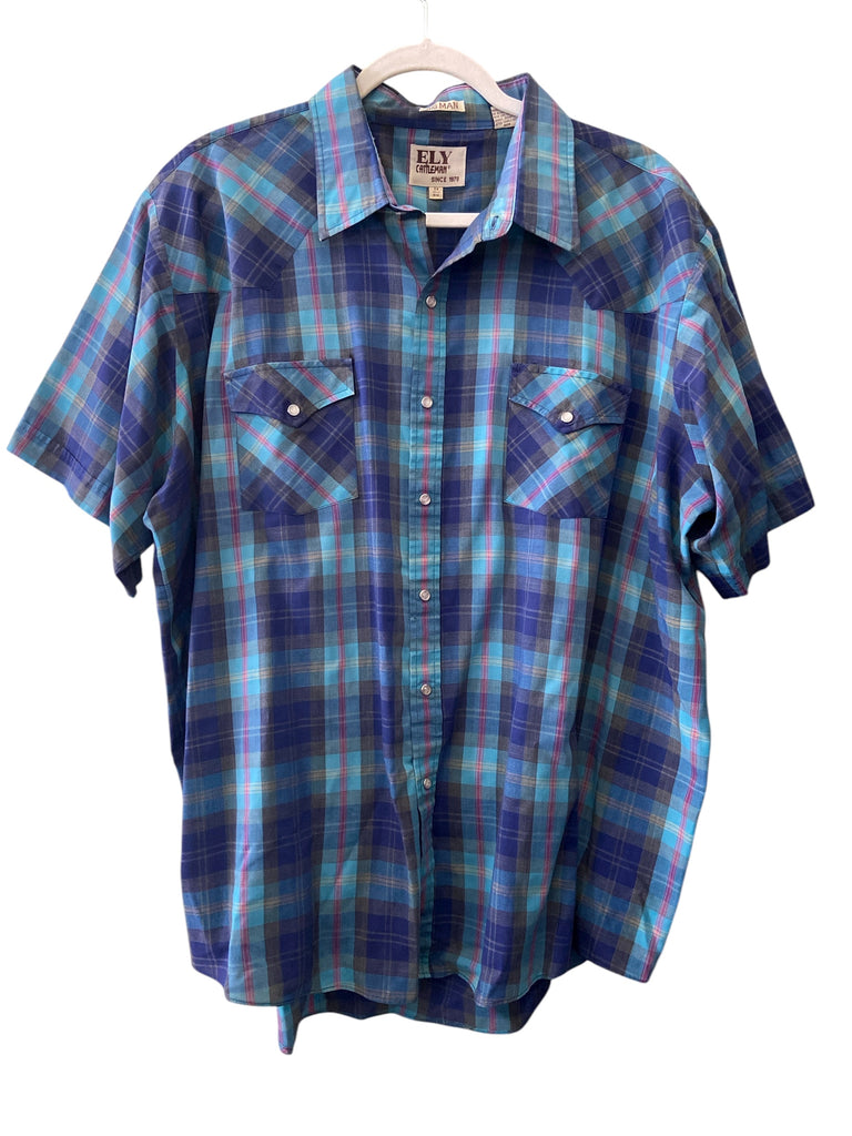 Vintage Ely Cattleman Plaid Shirt Size 2x - Deer Creek Mercantile