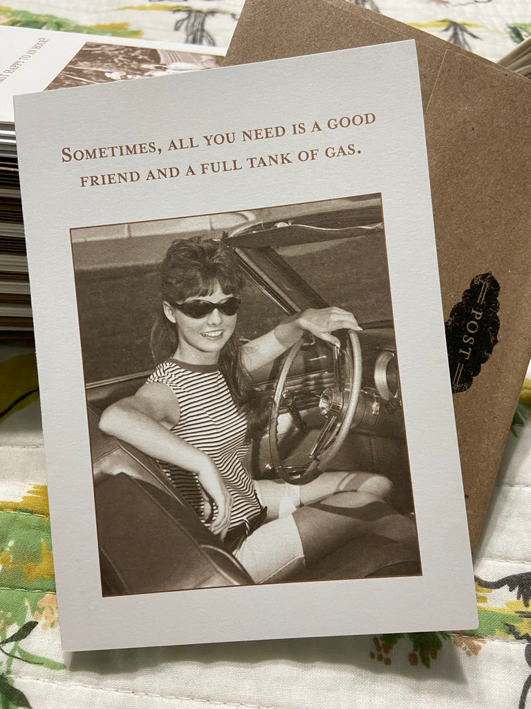 Full Tank Birthday Greeting Card (SM) - Deer Creek Mercantile
