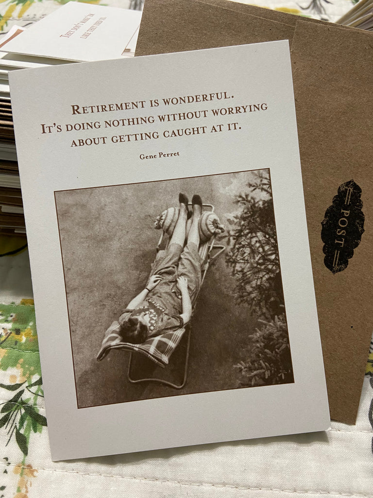 Wonderful Retirement Greeting Card (SM) - Deer Creek Mercantile