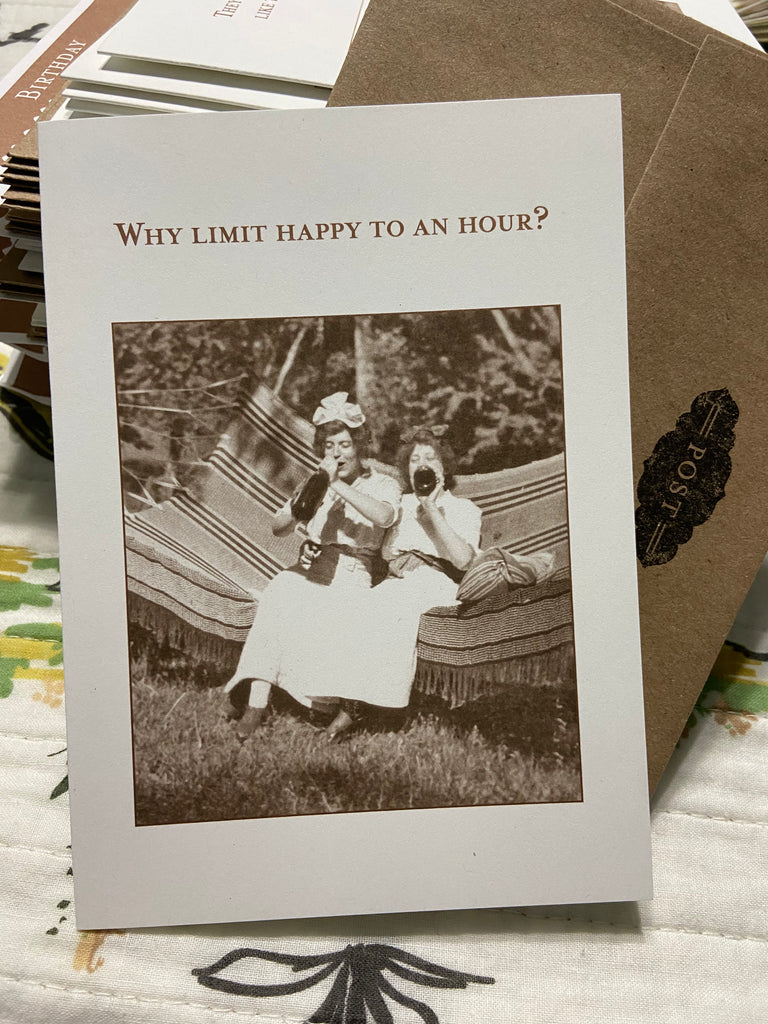Happy Hour Birthday Greeting Card (SM) - Deer Creek Mercantile