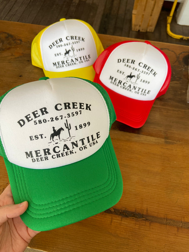 Deer Creek Mercantile Retro Trucker Hat (CACTUS COWBOY) - Deer Creek Mercantile