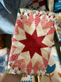 Amaryllis Quilt Pattern Dish Towel - Deer Creek Mercantile
