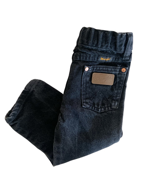 Pre-Loved Wrangler Cowboy Cut Baby Jeans *Black (Size 3T) - Deer Creek Mercantile
