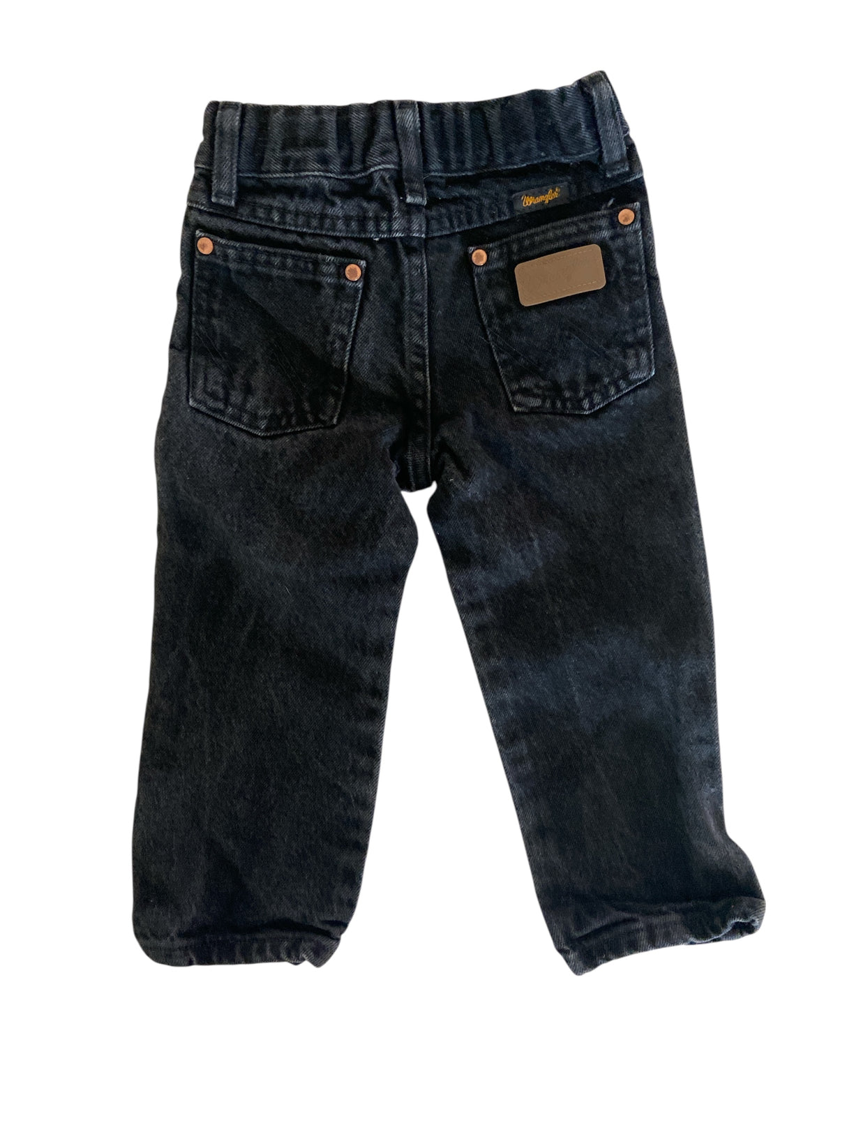 Pre-Loved Wrangler Cowboy Cut Baby Jeans *Black (Size 3T) - Deer Creek Mercantile