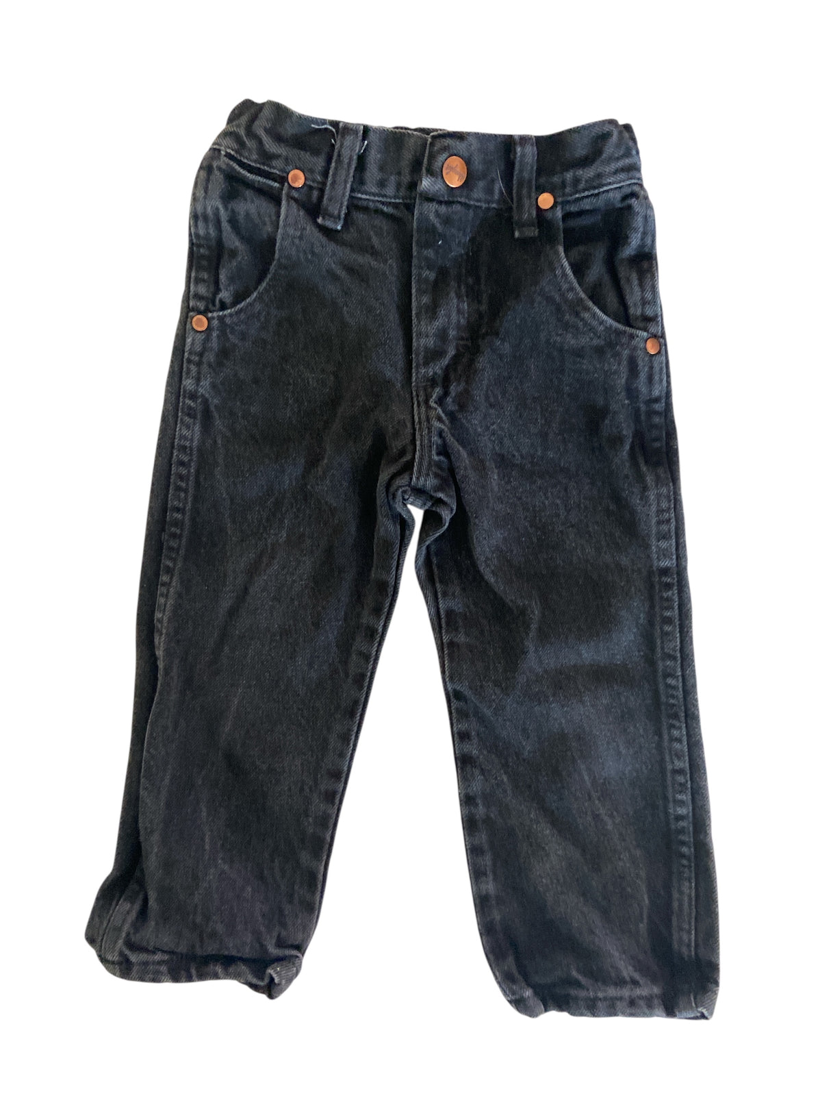 Pre-Loved Wrangler Cowboy Cut Baby Jeans *Black (Size 3T) - Deer Creek Mercantile