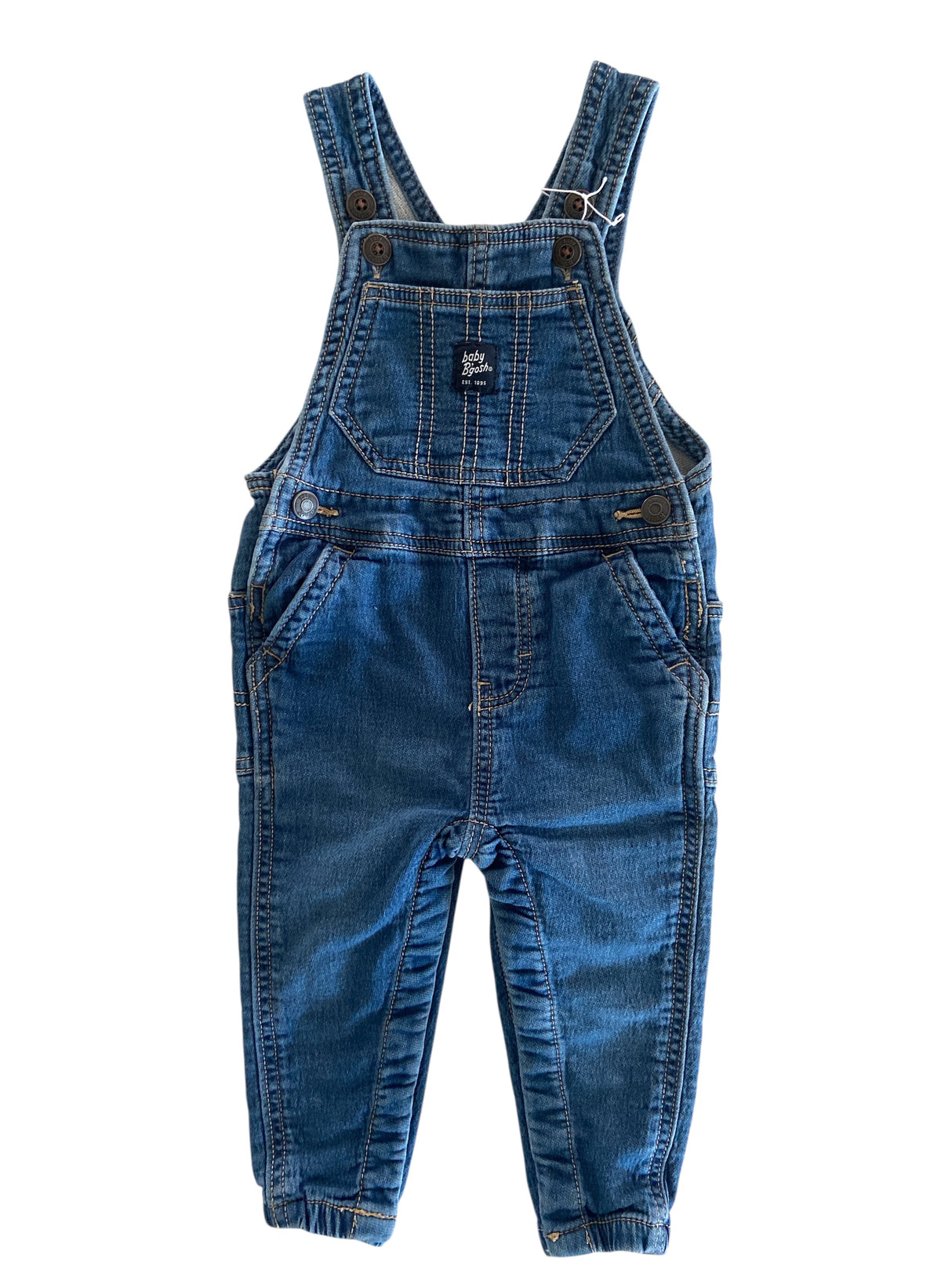 Pre-Loved Oshkosh Baby B'Gosh Overalls 12 M - Deer Creek Mercantile