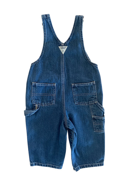 Pre-Loved OshKosh Denim Overalls Size 12M - Deer Creek Mercantile