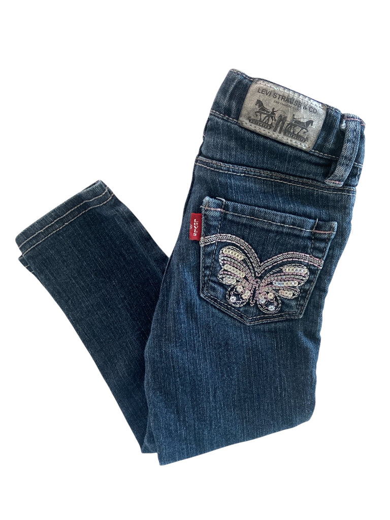 Pre-Loved Levi's Denim Baby Girl's Legging Size 2T - Deer Creek Mercantile