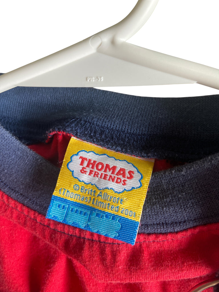 Pre-Loved Thomas The Train Shortalls *Size 5 Youth (RARE) - Deer Creek Mercantile