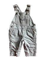 Pre-Loved Oshkosh Gray Overalls Size 6M - Deer Creek Mercantile