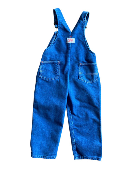 Pre-Loved Round House Denim Overalls Size 4 - Deer Creek Mercantile