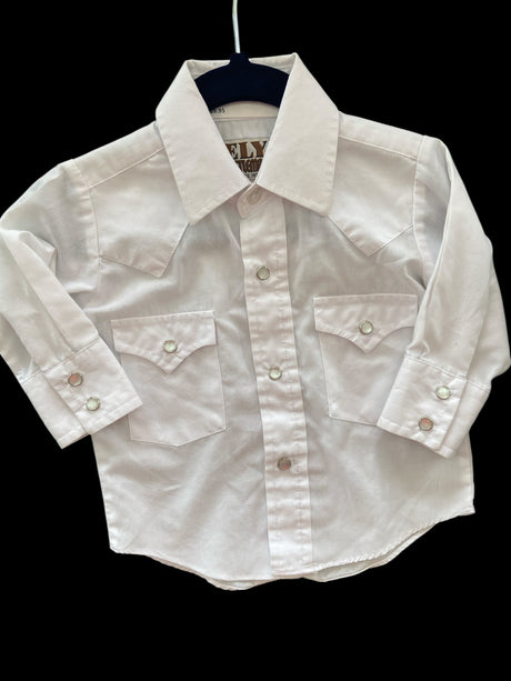 Pre-Loved Ely White Shirt *Newborn (0) - Deer Creek Mercantile