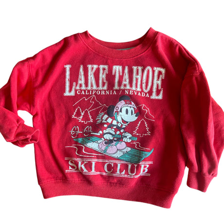 Vintage Lake Tahoe Ski Club Minnie Mouse Sweatshirt*Size 3T - Deer Creek Mercantile