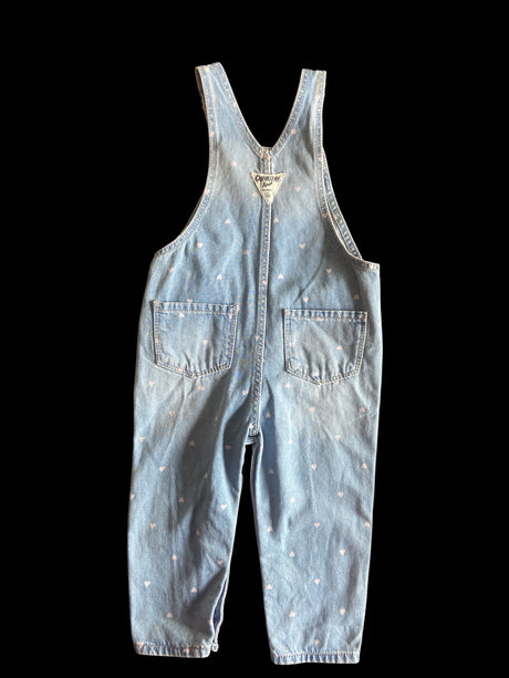 Pre-Loved Oshkosh Heart Overalls NWT *24 Months - Deer Creek Mercantile