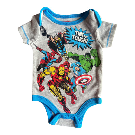 Pre-Loved Marvel Superheroes Onesie *Newborn - Deer Creek Mercantile