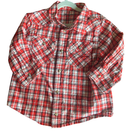 Pre-Loved Wrangler Pearl Snap Shirt *Boys 3T - Deer Creek Mercantile