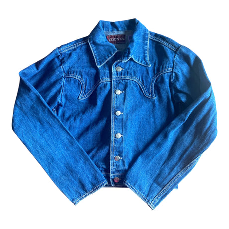 Vintage Denim Country Jean Jacket *YOUTH GIRLS L/XL 14/16 - Deer Creek Mercantile