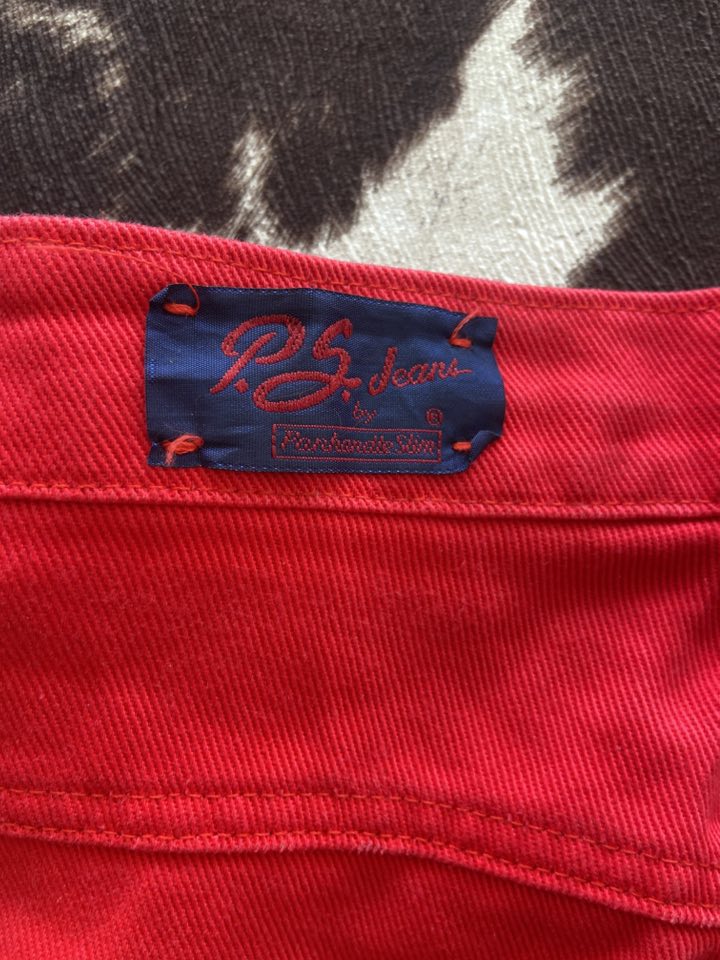 Vintage 90s Panhandle Slim Red Women's Denim Jeans - Deer Creek Mercantile
