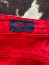 Vintage 90s Panhandle Slim Red Women's Denim Jeans - Deer Creek Mercantile
