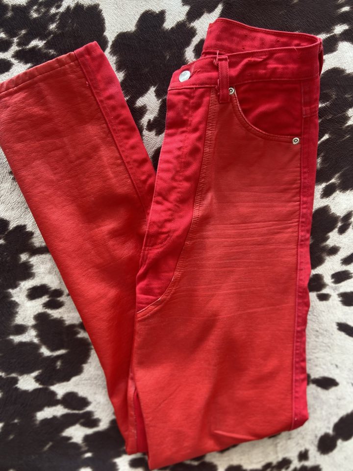 Vintage 90s Panhandle Slim Red Women's Denim Jeans - Deer Creek Mercantile