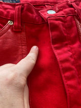 Vintage 90s Panhandle Slim Red Women's Denim Jeans - Deer Creek Mercantile