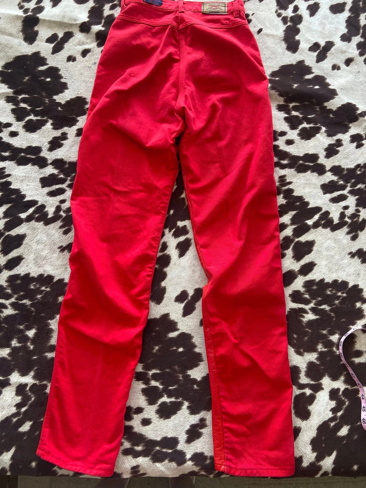 Vintage 90s Panhandle Slim Red Women's Denim Jeans - Deer Creek Mercantile