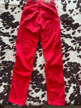 Vintage 90s Panhandle Slim Red Women's Denim Jeans - Deer Creek Mercantile