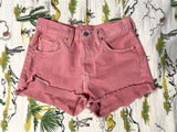 Pre-Loved Pink Levi's Denim Shorts Size 27 - Deer Creek Mercantile