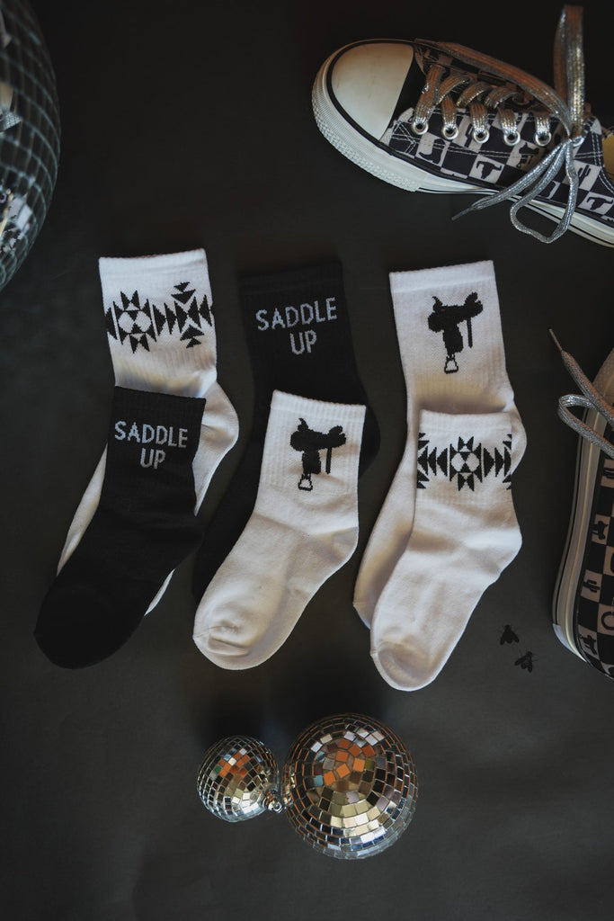 Saddle Western Socks *Adult - Deer Creek Mercantile