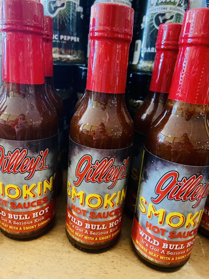 Gilley's Smokin' Hot Sauce Wild Bull Hot - Deer Creek Mercantile