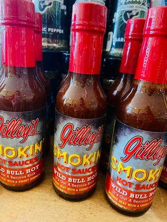 Gilley's Smokin' Hot Sauce Wild Bull Hot - Deer Creek Mercantile