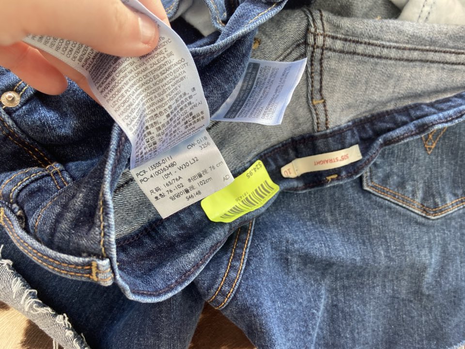 Distressed Levi's Size 10 - Deer Creek Mercantile