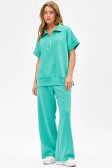 The Boardwalk Matching Top & Pant Matching Set *Emerald