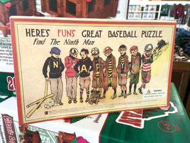 Nostalgic Here's Fun Baseball Puzzle - Deer Creek Mercantile