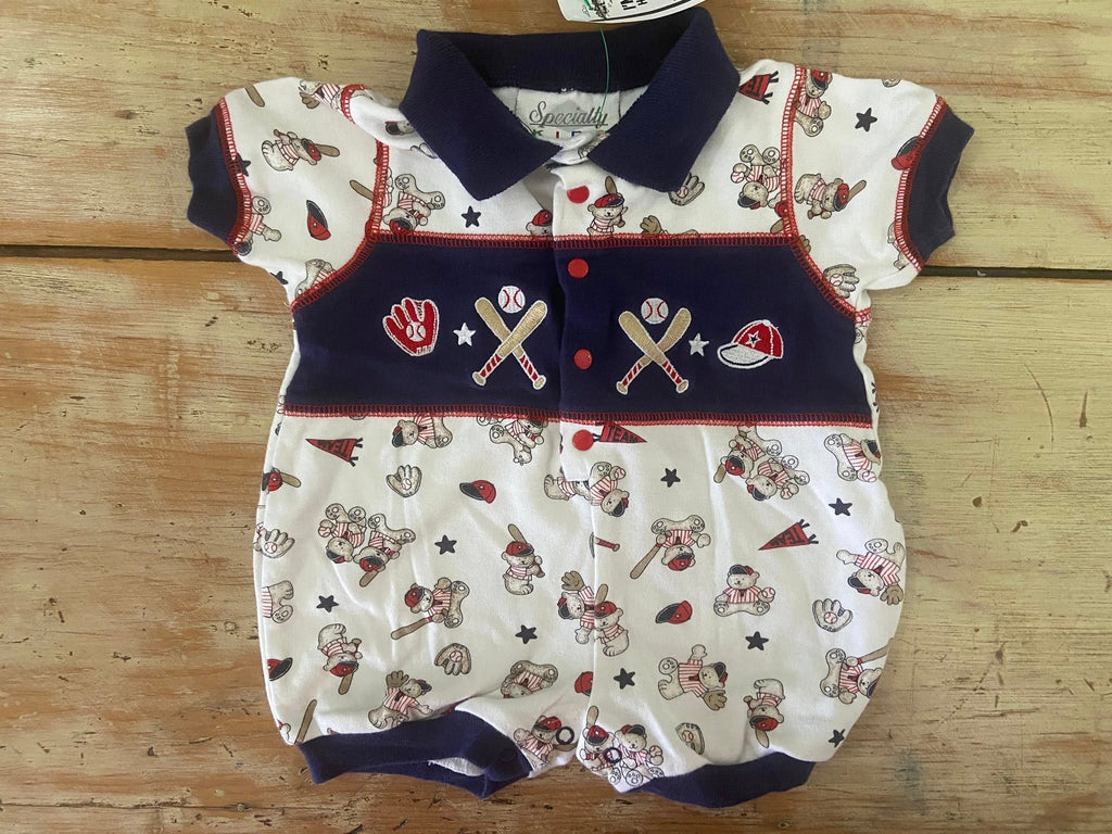 Vintage Specialty Kids Baby Baseball Onesie *6-9 Months - Deer Creek Mercantile
