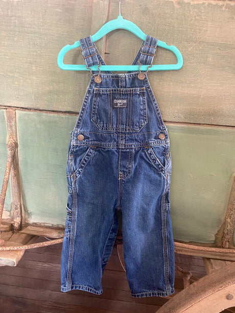 Pre-Loved OshKosh Denim Overalls *18 Months - Deer Creek Mercantile